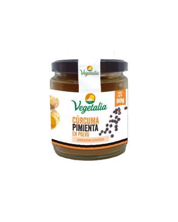 Curcuma y Pimienta Negra Bio 80g Vegetalia