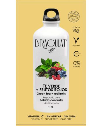 Bebida Soluble Te verde + Frutos Rojos 15x9g Bragulat