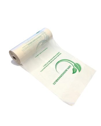 Bolsa sin Asa en Rollo 30x40 100% Biodegradable 500 unds