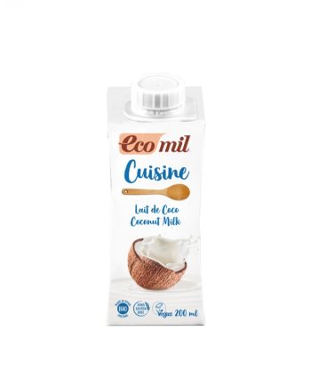 Crema para cocinar de coco cuisine Bio 200ml Ecomil