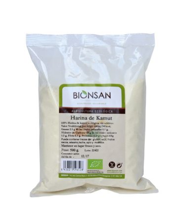Harina de Kamut integra (Trigo khorasan) Bio 500g Bionsan