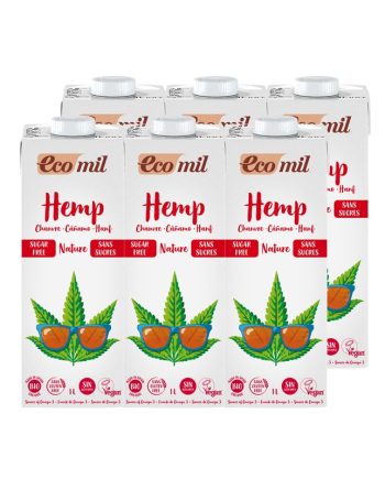 Bebida de cañamo Hemp nature bio 6x1L Ecomil
