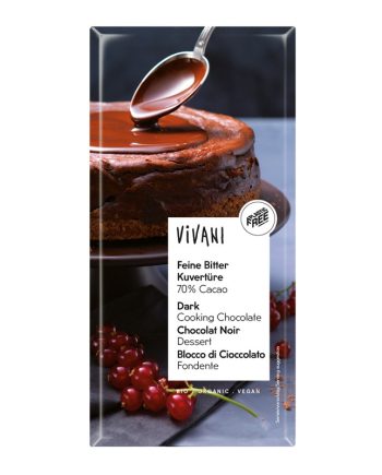 Chocolate negro 70% para postres bio 150g Vivani