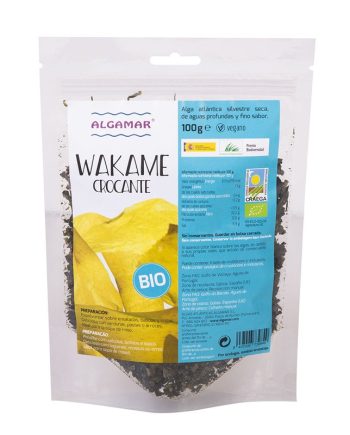 Alga Wakame Crocante Bio 100g Algamar