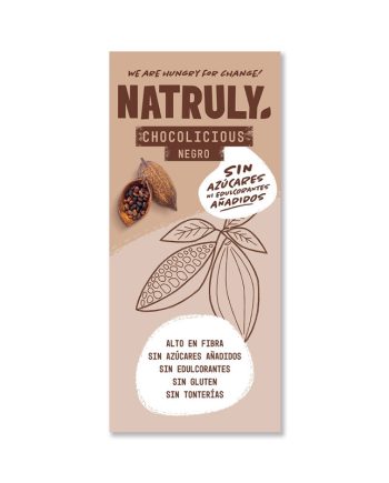 Tableta de Chocolate Negro 72% 85g Natruly