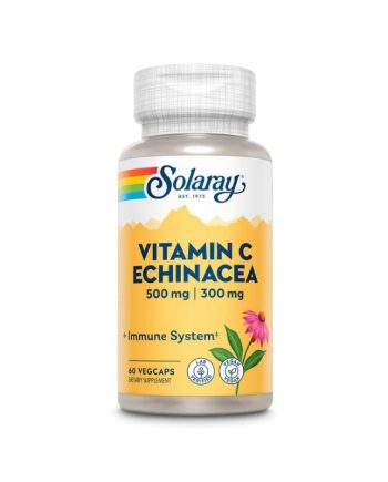 Vitamin C 500mg & Echinacea 300mg 60vcaps Solaray