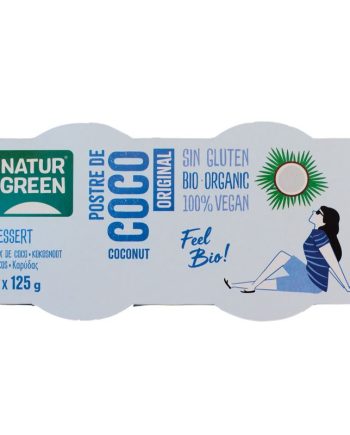 Postre de Coco Original Bio 2x125g Naturgreen
