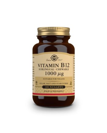 Vitamina B12 1000µg masticable 100 comprimidos Solgar