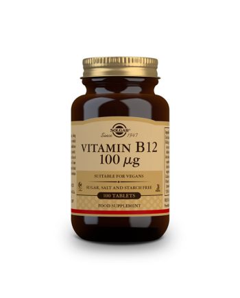 Vitamina B12 100µg (Cianocobalamina) 100 comprimidos Solgar
