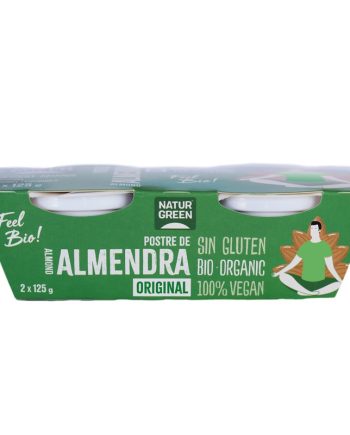 Postre de almendra bio 2x125g Naturgreen