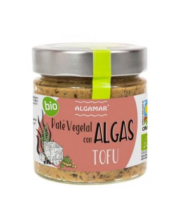 Pate vegetal con algas y tofu Bio 180g Algamar