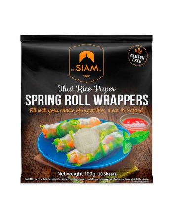 Rollitos de primavera papel de arroz (20 laminas) 100g deSIAM