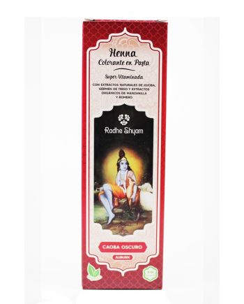 Henna caoba oscuro pasta 200g Radhe Shyam