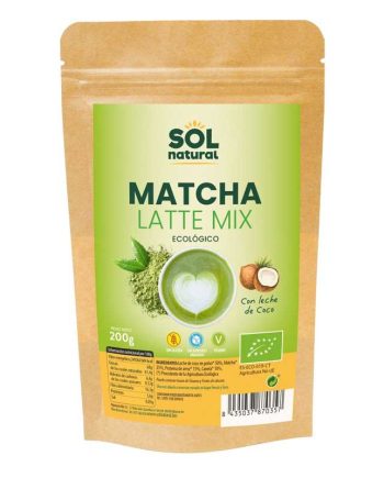Matcha latte mix Bio 200g Sol Natural