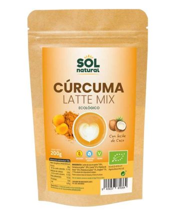 Curcuma latte mix Bio 200g Sol Natural