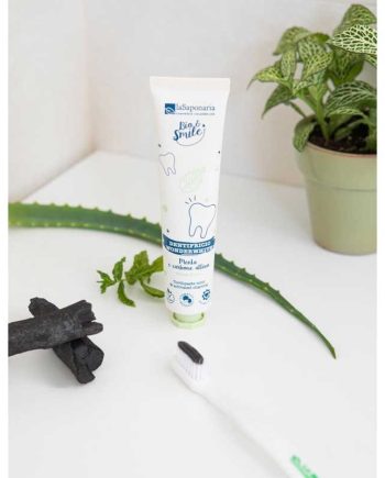 Dentifrico menta y carbon Bio 75ml La Saponaria