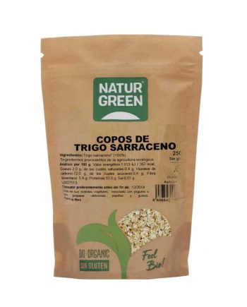 Copos de Trigo Sarraceno s/g Bio 250g Naturgreen