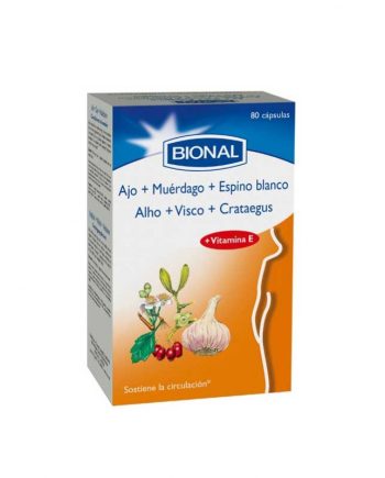 Ajo muerdago espino blanco 80 capsulas Bional
