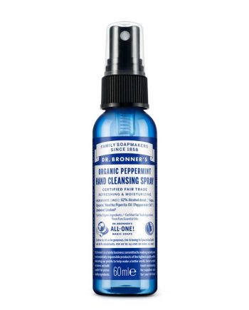 Spray desinfectante de manos menta 60ml Dr. Bronner's