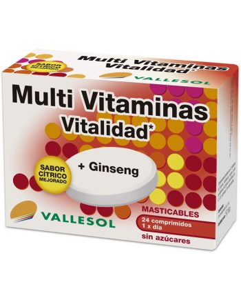 Multivitaminas + Ginseng 24 comprimidos Vallesol