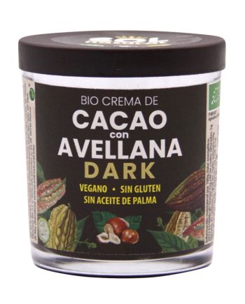 Crema de cacao negro con avellanas bio 200g Sol Natural