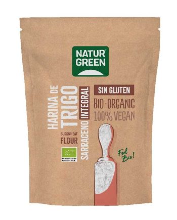 Harina de trigo sarraceno integral s/gluten Bio 500g NaturGreen