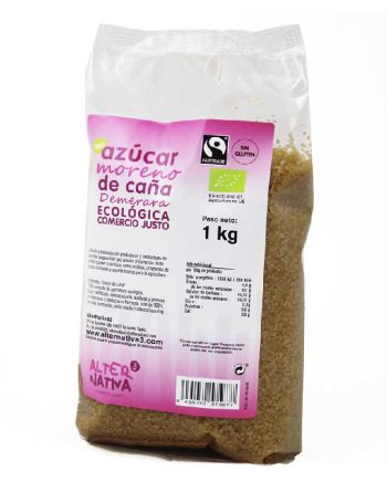 Azucar Demerara moreno de caña Bio 1kg Alternativa3