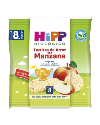 Tortitas de arroz con Manzana Bio 30g Hipp