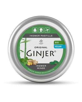 Pastillas Ginjer-Menta Bio 40g Lemon Pharma