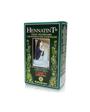 HennaTint 7 castaño caoba oscuro 60ml+60ml Radhe Shyam