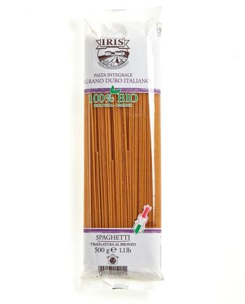 Espaguetis de trigo integral BIO 500 g IRIS