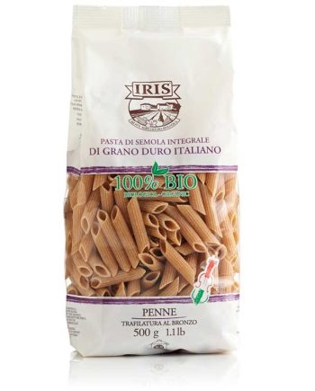Macarrones de trigo integral BIO 500 g IRIS