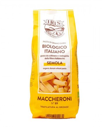 Macarrones grandes de trigo BIO 500 g IRIS