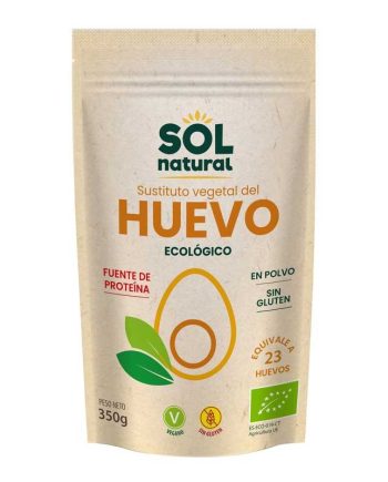Sustituto vegetal del Huevo en polvo bio 350g Sol Natural