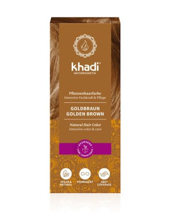 Tinte herbal Color Castaño Dorado 100g Khadi