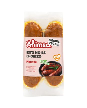 Chorizo picante vegano Bio 230g AHIMSA