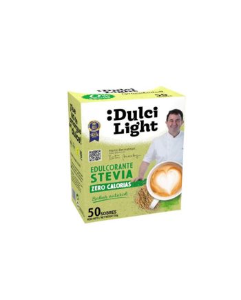 Edulcorante Stevia Zero 50 sobres Dulcilight