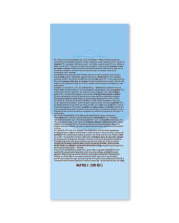 Tableta de Chocolate con Leche y Almendras BIO 85g Natruly