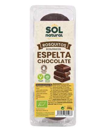 Rosquitos de espelta con chocolate Bio 200g Sol Natural