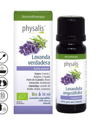 Aceite esencial de lavanda verdadera bio 30ml Physalis