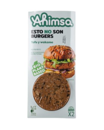 Hamburguesa tofu y wakame (temperatura ambiente) Bio 160g AHIMSA