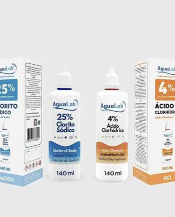 Kit Clorito Sódico + Activador (140ml+140ml) AguaLab