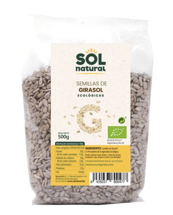 Semillas de Girasol Bio 500g Sol Natural