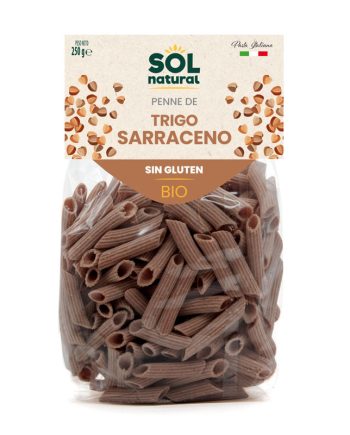 Penne de trigo sarraceno s/g Bio 250g Sol Natural