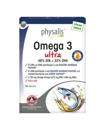 Omega 3 Ultra (48%) EPA + (32%) DHA 30 capsulas Physalis