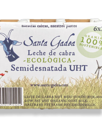 Leche de cabra semidesnatada UHT Bio 1L Santa Gadea