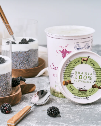 Kefir de cabra 12+2 con probioticos Bio 420g Santa Gadea