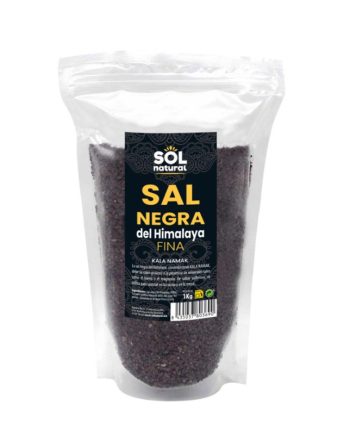 Sal negra del Himalaya Fina Kala Namak 1kg Sol Natural