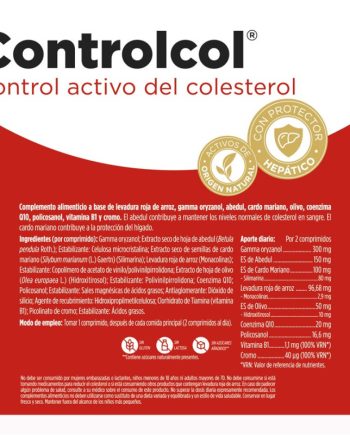 Controlcol 90 comprimidos Eladiet
