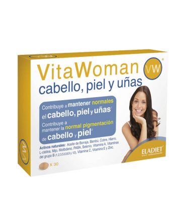 Vitawoman Cabello Piel y Uñas 30 comprimidos Eladiet